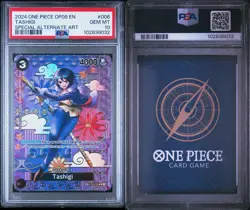 One Piece ST06-006 Tashigi SP Special Art OP08 Two Legends PSA 10 Gem Mint - Image 3