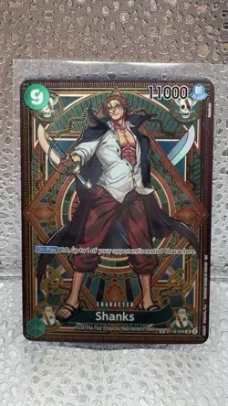 Shanks SP ST16-004 One Piece TCG OP11 A Fist of Divine Speed SR Alt Art English - Image 1