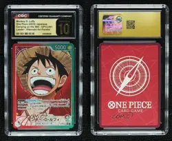 2025 One Piece Carrying on His Will Japanese Alt Art Monkey D Luffy CGC 10 - Image 3