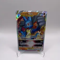 Lucario VSTAR SWSH214 Sword & Shield Promo Holo VSTAR 270HP English Pokemon Card - Image 1
