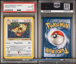 Pokemon TCG Pidgeot Holo Rare Jungle Unlimited Card 8/64 1999 PSA 8 - Image 3