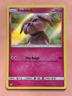 Snubbull (Fairy) ~Cute Pokemon Cards~ Pretty in Pink & Pastel Gallery - Image 1
