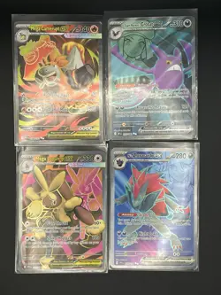 Pokemon Full Art Ex Lot- Lot of (4) Ex Pokemon Cards - Image 1