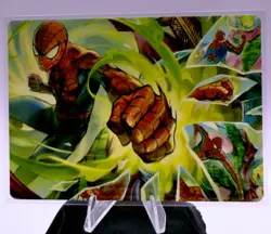 MTG Art Card Universes Beyond Marvel Spider-Man "Kapow!" #17 Jessica Fong-17/54 - Image 1