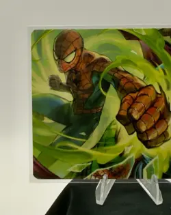 MTG Art Card Universes Beyond Marvel Spider-Man "Kapow!" #17 Jessica Fong-17/54 - Image 5