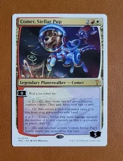 NM Comet, Stellar Pup #0079 White Border Mystery Booster 2 MB2 - Image 1