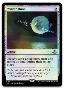 Winter Moon #213 (Foil) (NM) Modern Horizons 3 MH3 Magic MTG - Image 1