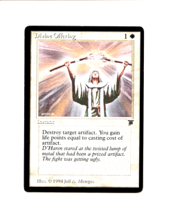 MTG Divine Offering SP Legends Magic the Gathering ~ Free Shipping ~ - Image 1