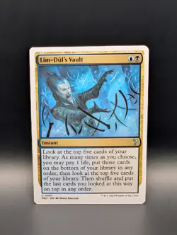 MTG - Lim-Dul's Vault - WHITE BORDER - Instant - MB2 #87 - UC - Image 1