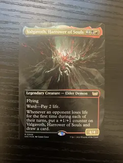 Valgavoth, Harrower of Souls Borderless Foil 0006 Commander Duskmourn Mythic MTG - Image 1