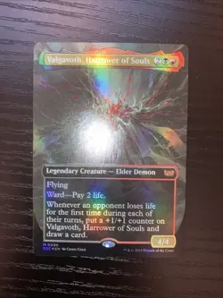 Valgavoth, Harrower of Souls Borderless Foil 0006 Commander Duskmourn Mythic MTG - Image 2