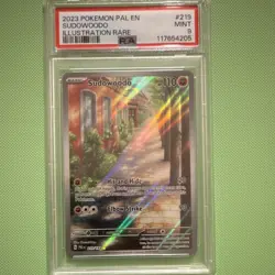 Pokemon TCG Sudowoodo 219/193 Sv02 Paldea Evolved Illustration Rare Holo PSA 9 - Image 1