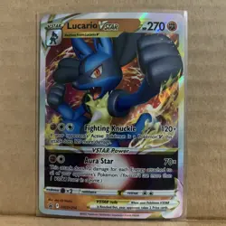 Lucario VSTAR - SWSH214 - SWSH Black Star Promo Pokemon (A2) - Image 1