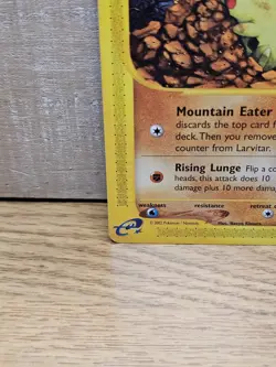 Larvitar 89/147 Aquapolis Non-Holo Vintage Pokemon Card TCG - Image 5