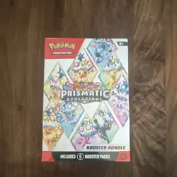 Pokemon Scarlet & Violet Prismatic Evolutions Booster Bundle 6 Pack - Image 1