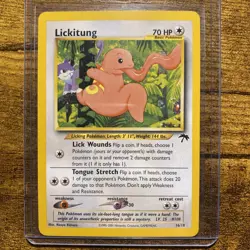 2001 Pokemon - Lickitung Non-Holo - Southern Islands Expansion 16/18 - WOTC LP+ - Image 1