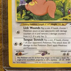 2001 Pokemon - Lickitung Non-Holo - Southern Islands Expansion 16/18 - WOTC LP+ - Image 5