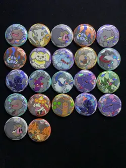 2025 Pokemon TCG S-Chinese Gem Pack Morpeko Darkrai Badge‌ Lot*22 AD12 - Image 1