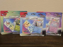 Pokemon TCG Prismatic Evolutions Tech Sticker Collection Set Lot Of 3 Sealed New - Image 1