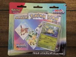Pokemon TCG Prismatic Evolutions Tech Sticker Collection Set Lot Of 3 Sealed New - Image 4
