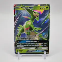 Virizion GX 34/214 Pokemon SM-Lost Thunder Full Art Holo - Image 1