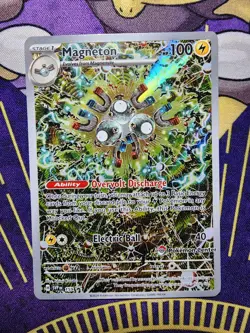 Pokemon Magneton 159 SVPEN Scarlet & Violet pokamon Center Promo Holo English - Image 1
