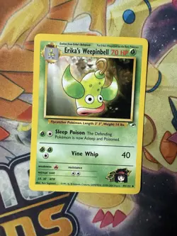 Erika's Weepinbell (49) Uncommon Gym Heroes 049/132 NM Pokemon TCG WOTC - Image 1