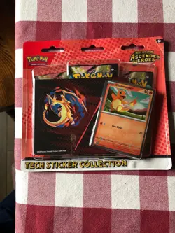 Pokemon Ascended Heroes Tech Sticker Collection Set of 2! Charmander & Ghastly - Image 2