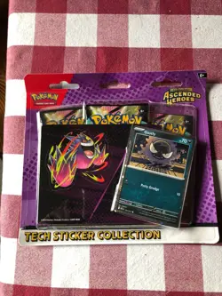 Pokemon Ascended Heroes Tech Sticker Collection Set of 2! Charmander & Ghastly - Image 3