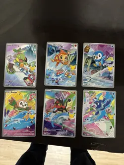 Pokemon TCG First Partner Pack Promo Turtwig Chimchar Piplup Rowlet Litten - Image 1