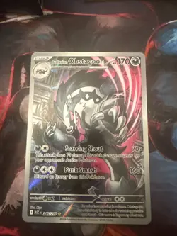 NM-Mint Galarian Obstagoon - 245/217 - Illustration Rare Pokemon Ascended Heroes - Image 1