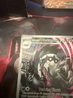 NM-Mint Galarian Obstagoon - 245/217 - Illustration Rare Pokemon Ascended Heroes - Image 2