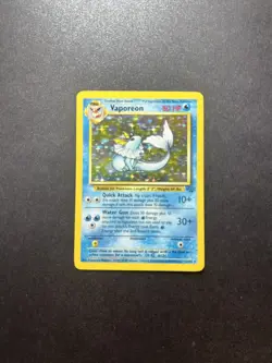 Vaporeon Holo - 1999 Pokemon Jungle #12/64 LP - Only Owner - Image 4