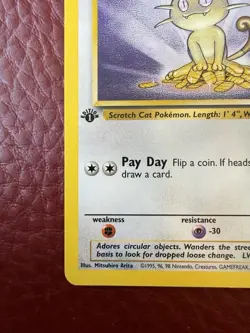 Pokemon Meowth No.56/64 1st Edition Jungle Regular Common Wizards 1999 TCG LP - Image 5