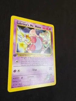 Sabrina's Mr. Mime 94/132 1st Edition - Common - Gym Heroes Pokemon TCG LP - Image 2
