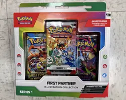 Pokemon TCG First Partner Illustration Collection Series 1 New Sealed - Image 1