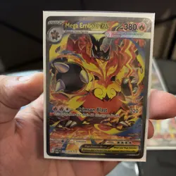 Mega Emboar ex 2026 Pokemon Ascended Heroes #273 SIR Special Illustration Rare - Image 1