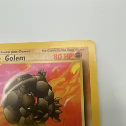 Golem 36/62 Uncommon 1st edition Fossil Pokemon LP - Image 5