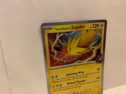 Team Rocket's Zapdos - Holo Foil Rare Pokemon Card - Mint Condition PSA 8+ - Image 2