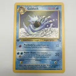 Golduck - 35/62 1st Edition Fossil Regular Pokemon TCG - Image 2