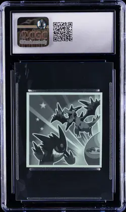 2016 POKEMON XY&Z WAFER STICKERS LOTTE #50 MEGA CHARIZARD X CGC 7.5 - Image 2