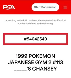 1999 Pokemon Japanese Gym 2 _____’s Chansey #113 PSA 10 - Image 4