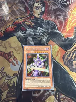 Dark Magician Knight Reshef of Destruction Secret Rare Card ROD-EN001 - Image 1