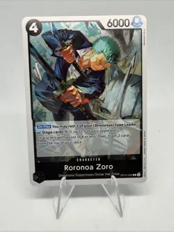 One Piece Roronoa Zoro Royal Blood Rare Foil OP10-095 NM - Image 1