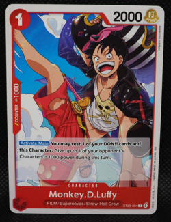One Piece Tcg MONKEY D LUFFY ST23-004 English - Image 1