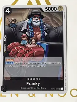 One Piece TCG Franky Rare OP10-090 Royal Blood Foil NM - Image 1