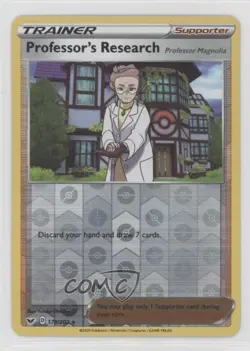 Professor's Research Reverse Foil Pokemon Sword & Shield #178 - Image 1