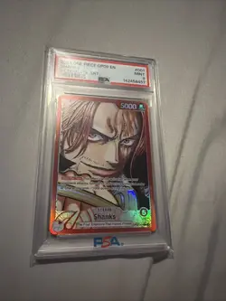 Shanks Leader OP09-001 Alt Art PSA 9-One Piece Emperors in the New World EN - Image 1