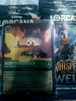 NEW SEALED Disney Lorcana TCG Whispers In The Well 17x Booster Packs + Cards - Image 3