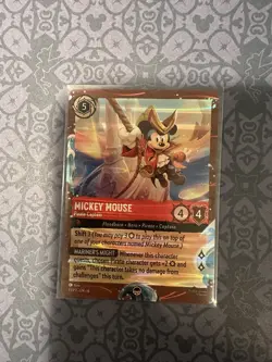 Disney Lorcana TCG Mickey Mouse Pirate Captain Foil Promo 13/P3 Treasure - Image 1